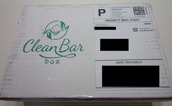 Clean Bar Box Subscription Box Review - July 2015 - box