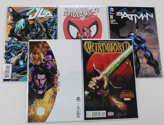 Comicboxer Subscription Box Review - July 2015 - comics