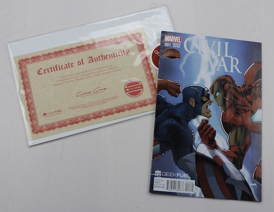 Geek Fuel Subscription Box Review + Coupon – July 2015 - civil-war