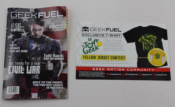 Geek Fuel Subscription Box Review + Coupon – July 2015 - info