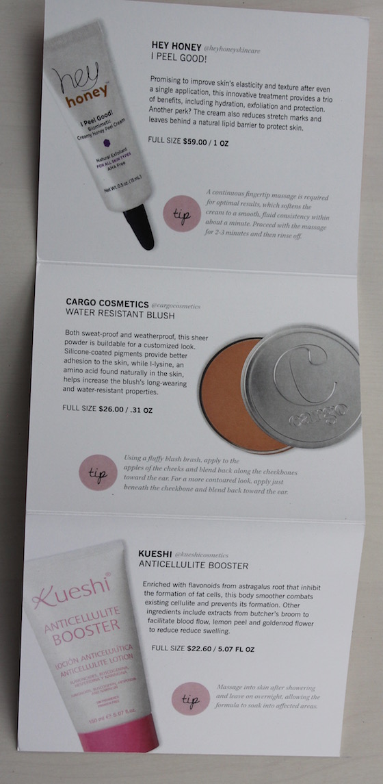 GlossyBox Subscription Box Review – July 2015 Info