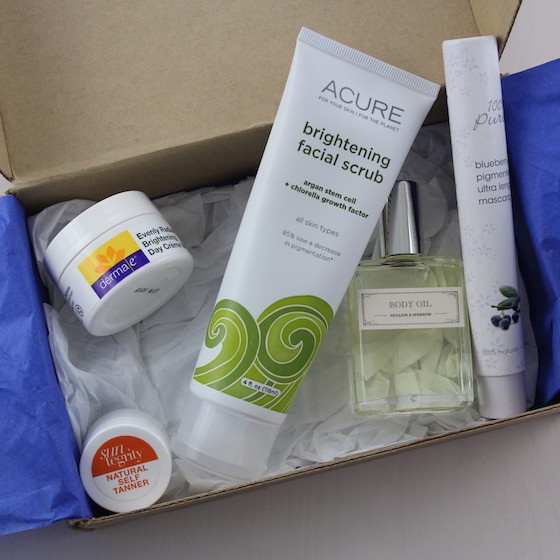 GoodeBox Eco Beauty Subscription Box Review – July 2015 Items