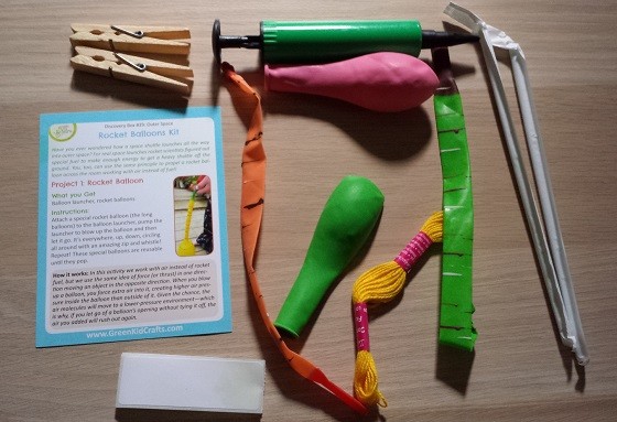 Green Kid Crafts Subscription Box Review – June 2015 - rocket-balloons