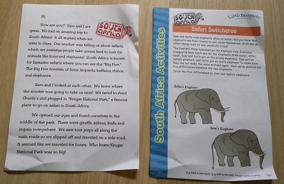 Little Passports Subscription Box Review – July 2015 - letter-booklet
