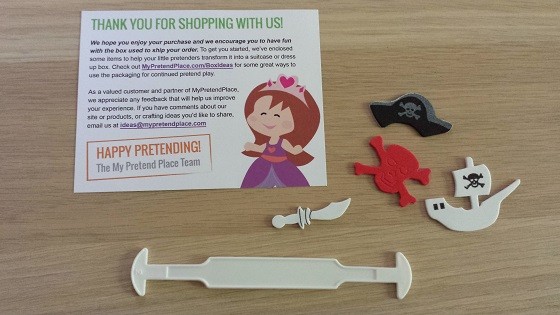 My Pretend Place Craft Subscription Box Review – July 2015 - extras