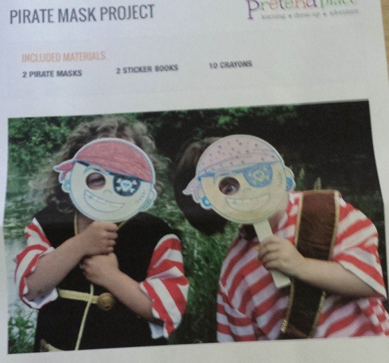 My Pretend Place Craft Subscription Box Review – July 2015 - instructions