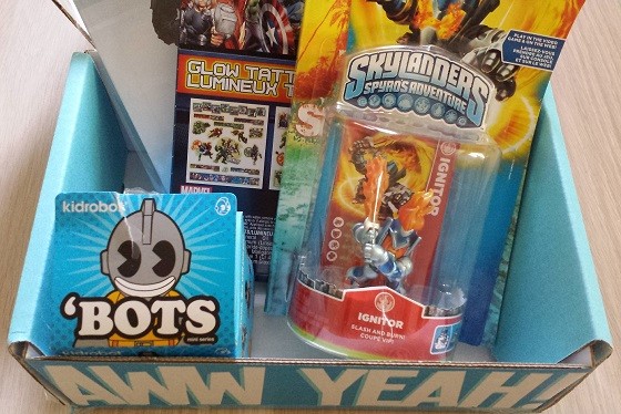 Nerd Block Junior Boys Subscription Box Review – July 2015 - inside