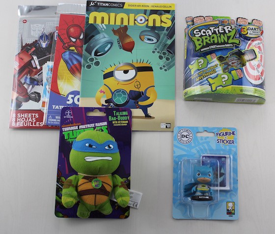 Nerd Block Junior Boys Subscription Box Review – June 2015 - items