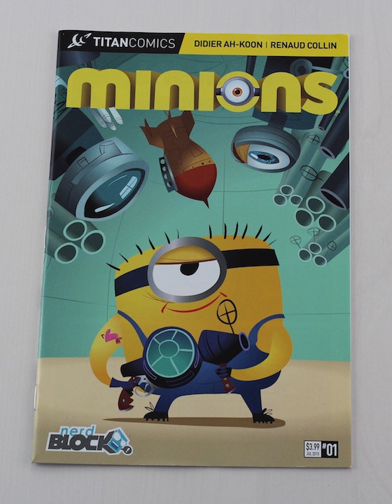 Nerd Block Junior Boys Subscription Box Review – June 2015 - minions
