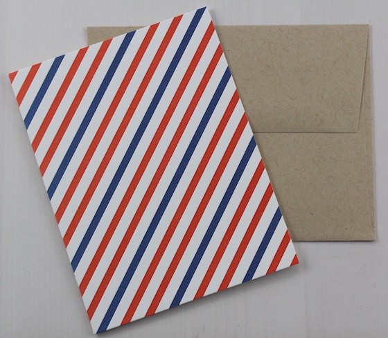 Nicely Noted Subscription Review – July 2015 Striped