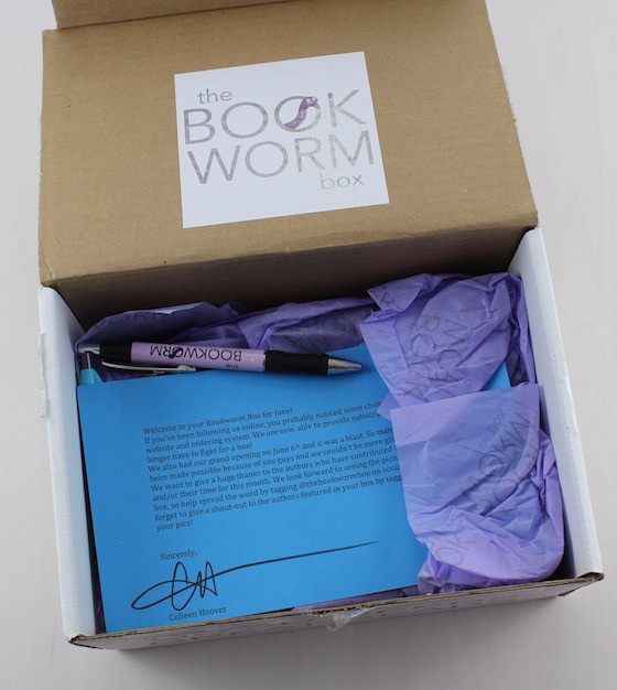 The Book Worm Box Subscription Review – June 2015 Open