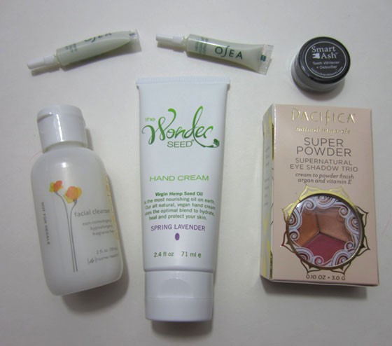 Vegan Cuts Beauty Box Subscription Review – July 2015 - items