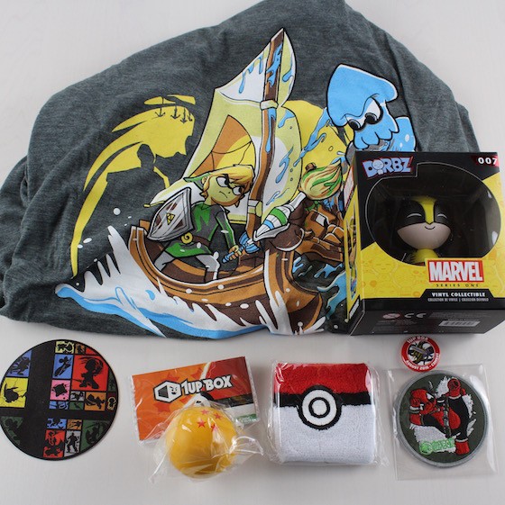 1UP Box Subscription Box Review – August 2015 - items