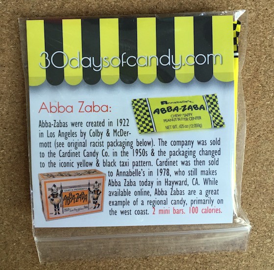 30 Days of Candy Subscription Box Review - August 2015 - AbbaZabba2