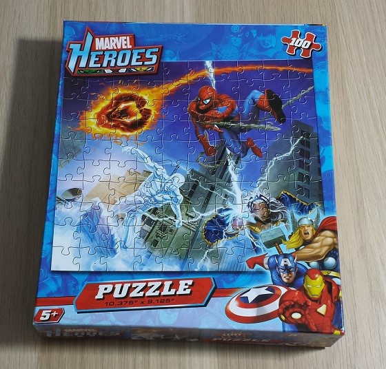 July's Awesome Pack included a Marvel Heroes Puzzle!