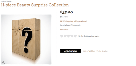 Bare Minerals Mystery Box Review -  July 2015 - SCREENSHOT1