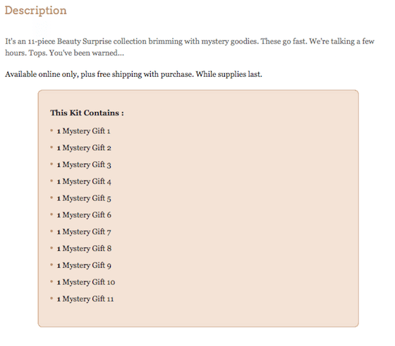 Bare Minerals Mystery Box Review -  July 2015 - SCREENSHOT3