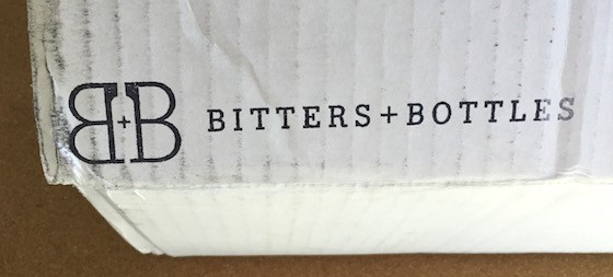 Bitters + Bottles Subscription Box Review - August 2015 - Box