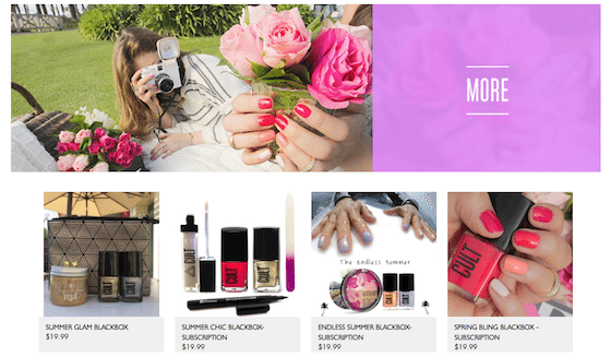 BlackBox by Cult Cosmetics Subscription Box Review - August 2015 SCREENSHOT2