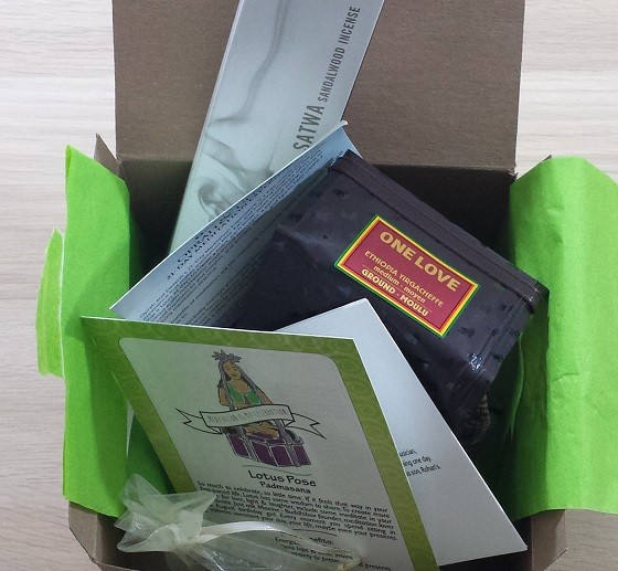 BuddhiBox Subscription Box Review – August 2015 - inside