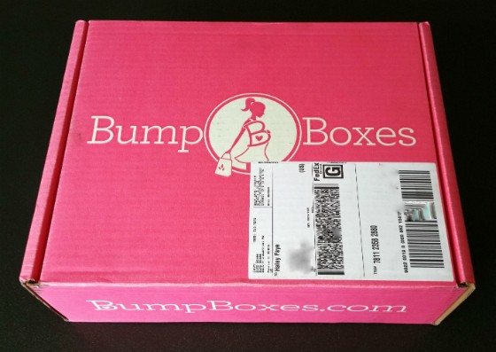 Bump Boxes Subscription Box Review & Coupon - August 2015 - BOX