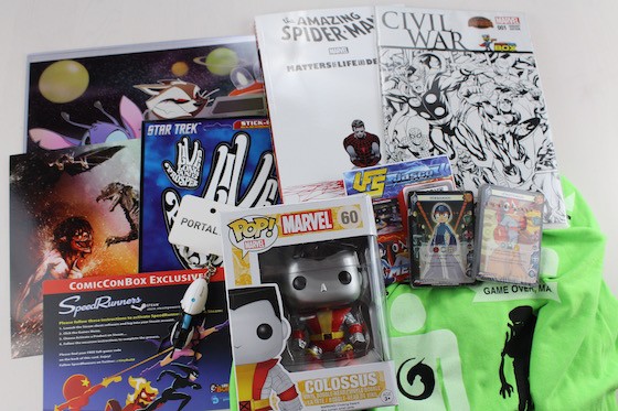 Comic Con Box Subscription Box Review - July 2015 - All Items