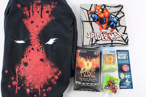 Geek Fuel Subscription Box Review + Coupon – August 2015 - All Items