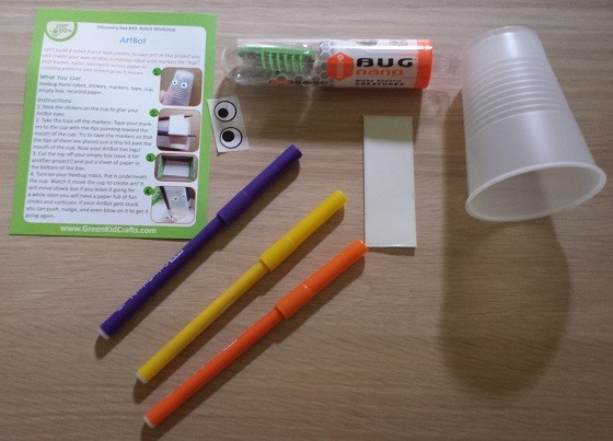 Green Kid Crafts Subscription Box Review July 2015 - artbot-supplies