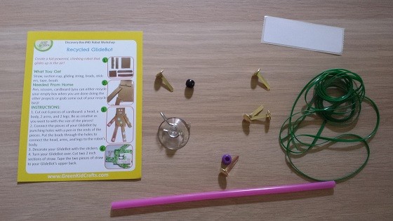 Green Kid Crafts Subscription Box Review July 2015 - glidebot-supplies