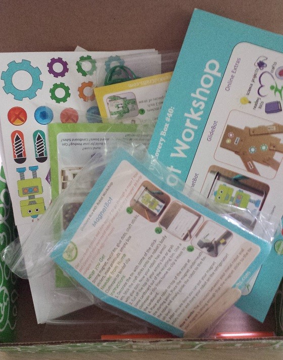 Green Kid Crafts Subscription Box Review July 2015 - inside