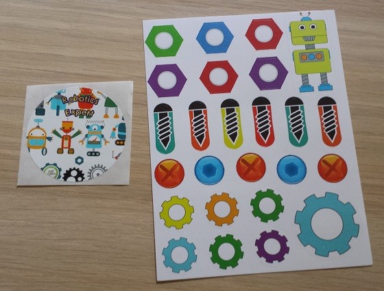 Green Kid Crafts Subscription Box Review July 2015 - stickers