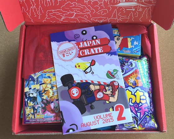 Japan Crate Subscription Box Review – August 2015 - Inside