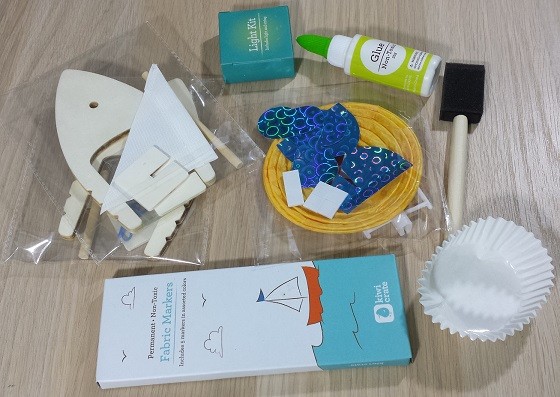 Kiwi Crate Subscription Box Review & Coupon August 2015 - supplies