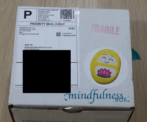 Mindfulness Box Subscription Box Review – August 2015 - Box
