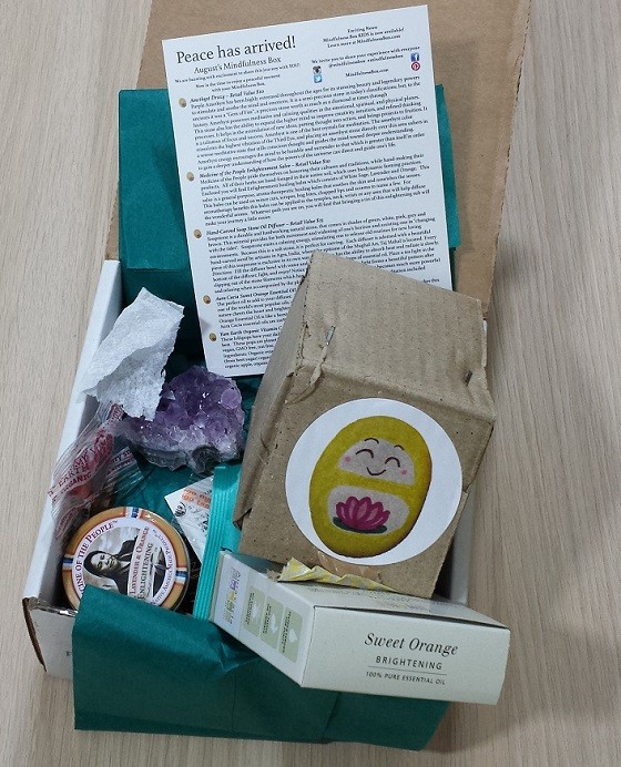 Mindfulness Box Subscription Box Review – August 2015 - inside