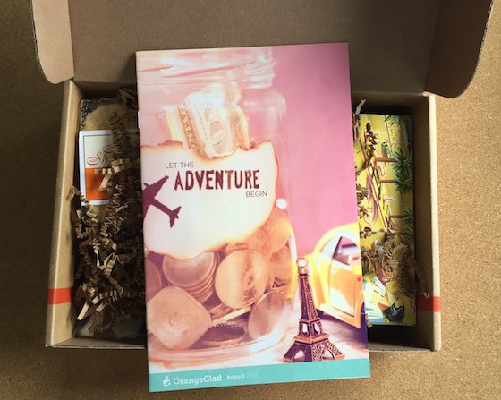 Orange Glad Subscription Box Review – August 2015 - Inside