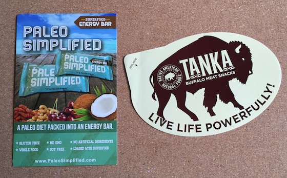 Paleo Life Box Subscription Box Review August 2015 - Extras