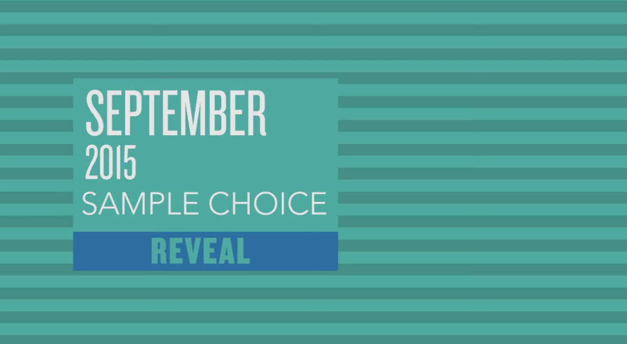 Birchbox Man September 2015 Sample Choice Reveal
