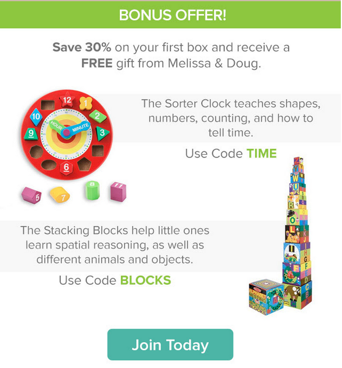 30% Off Citrus Lane + Free Melissa & Doug Gift!