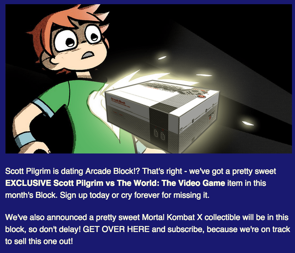 Arcade Block August 2015 Spoiler