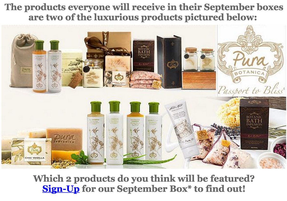 Luxor Box September 2015 Spoilers
