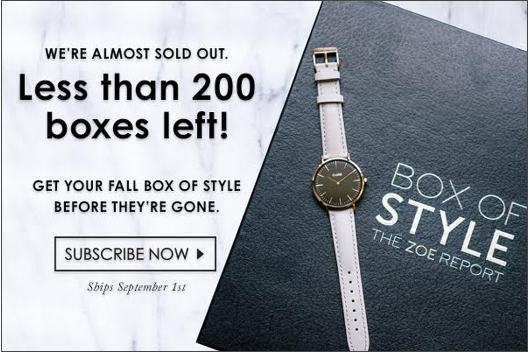 Rachel Zoe Box of Style Fall Box Coupon