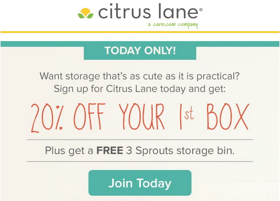 Citrus Lane Deal