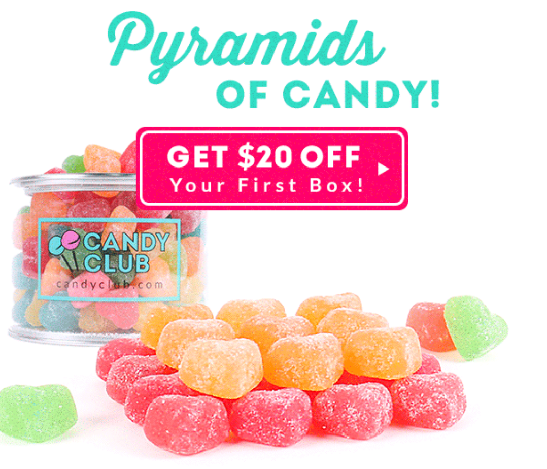 Candy Club Coupon Code – $20 Off Your First Box!