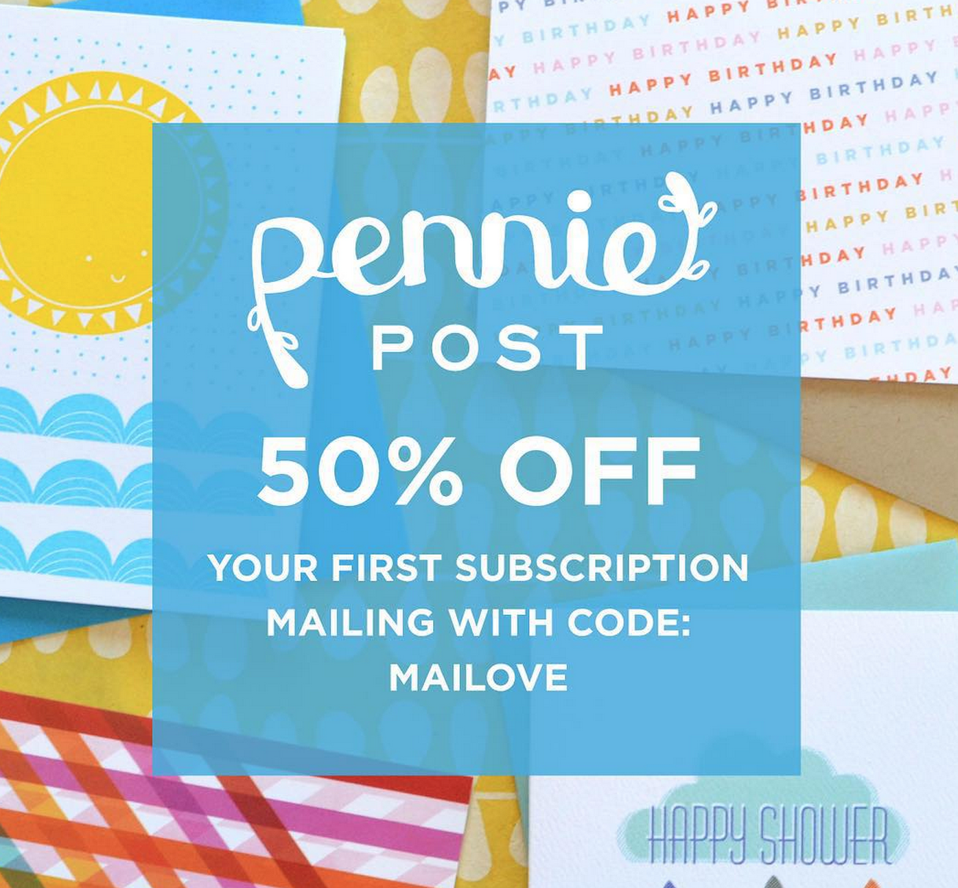 Pennie Post Coupon Code – 50% Off First Month