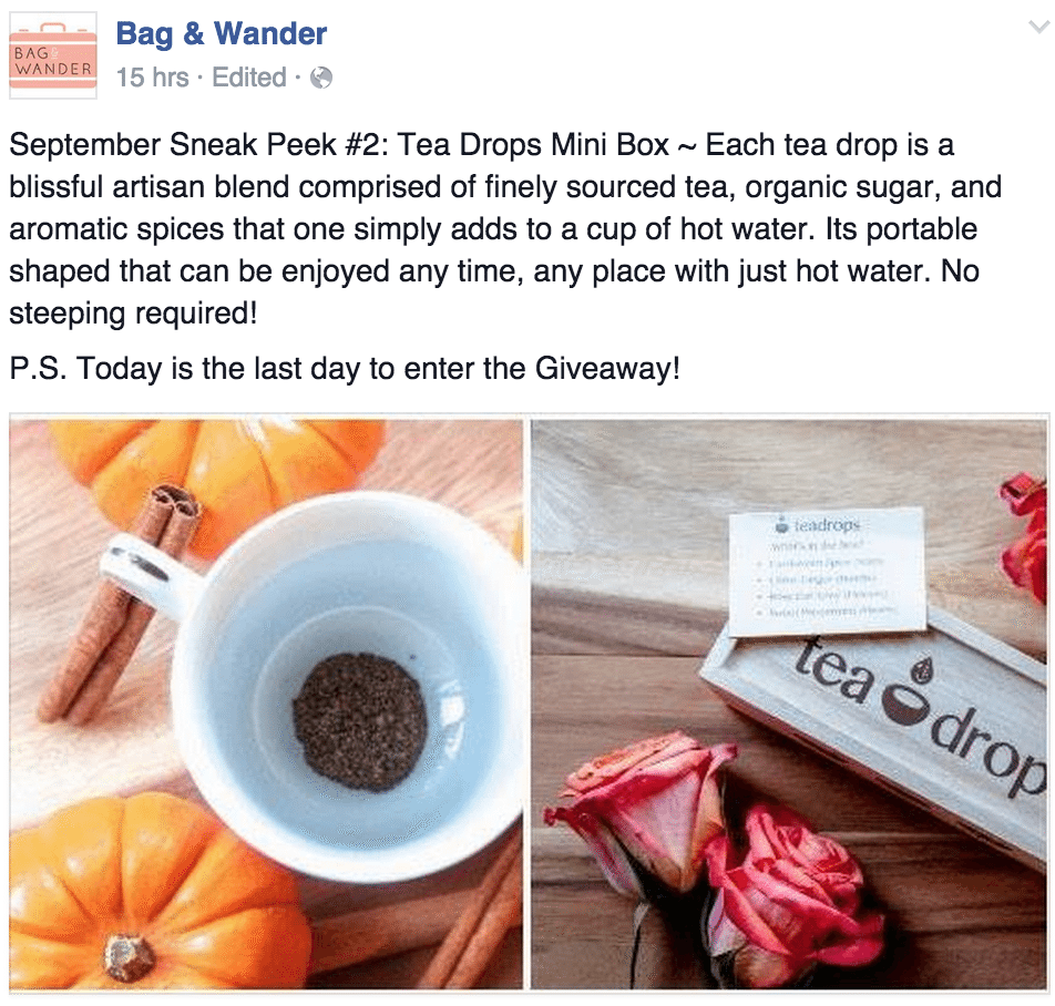 Bag and Wander Spoilers