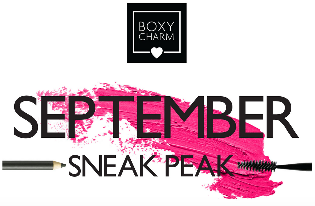 Boxycharm September 2015 Sneak Peek!