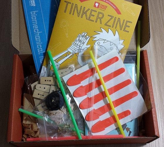 Tinker Crate Subscription Box Review & Coupon – July 2015 - inside