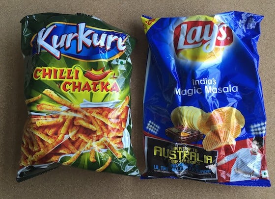 Universal Yums Subscription Box Review August 2015 - Lays
