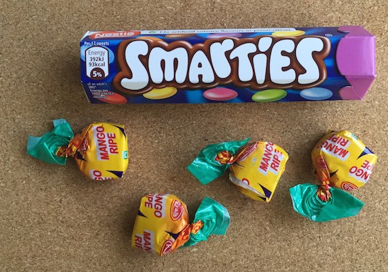 Universal Yums Subscription Box Review August 2015 - Smarties